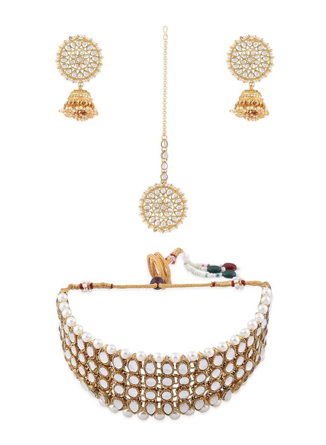 erorex Jewelery Set For Women Golden Zpfk8807 - Image 1
