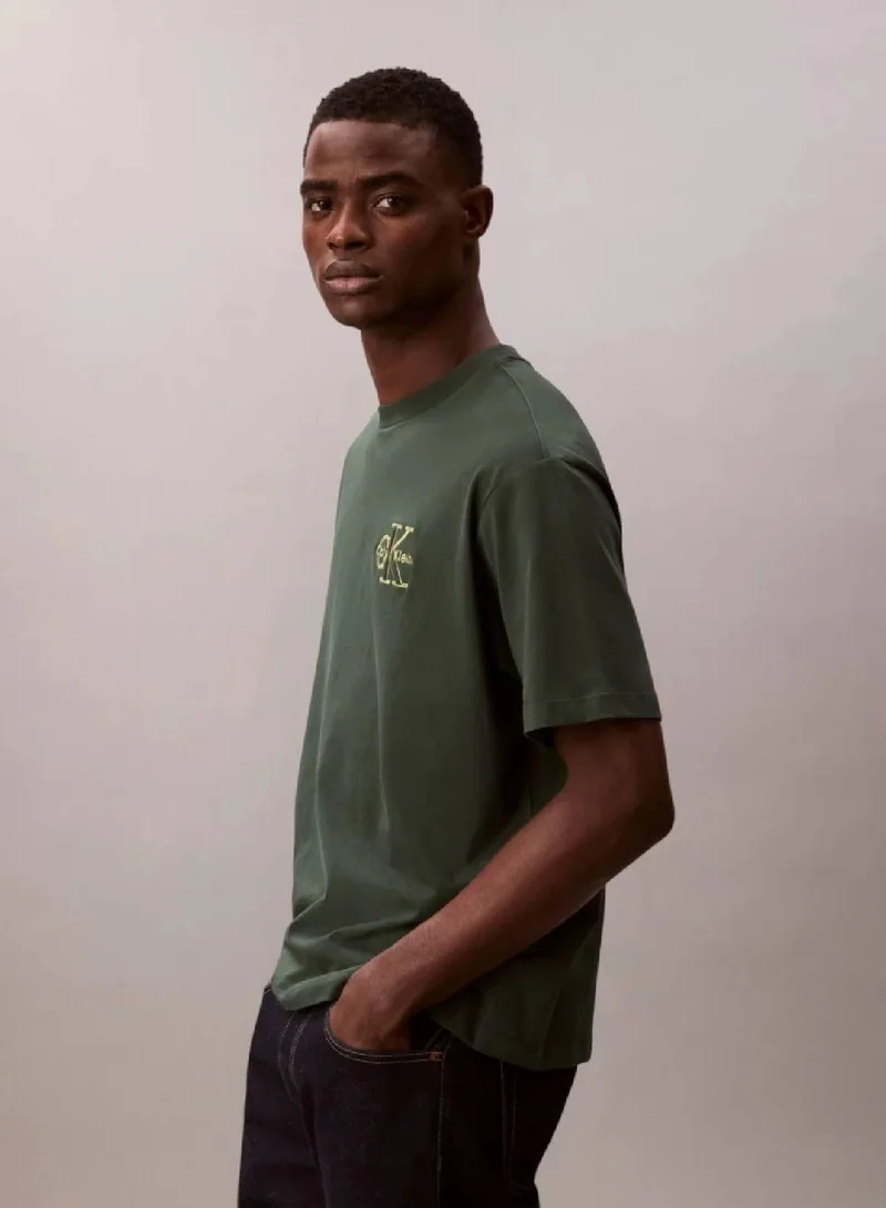 Calvin Klein Jeans Sycamore Monogram Logo Tee for Men | Best Price UAE