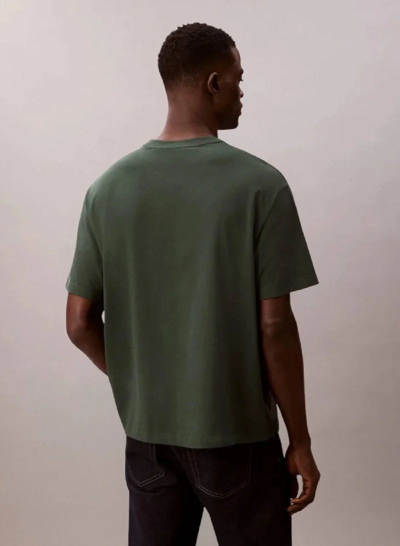Calvin Klein Jeans Sycamore Monogram Logo Tee for Men | Best Price UAE