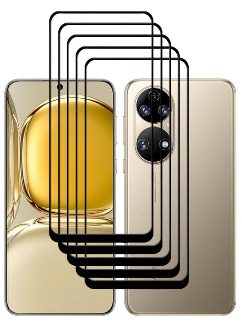 أكاليكس 5 قطع، حماية شاشة،  لهاتف هواوي P50  ، جودة ممتازة. - Image 1