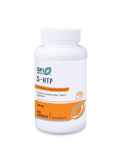 Klaire Labs 5-HTP 100 mg - Hypoallergenic 5-HTP from Griffonia Seed Extract (5-HTP) - Hydroxytryptophan Serotonin Support Supplement to Promote Mood (100 Capsules)
