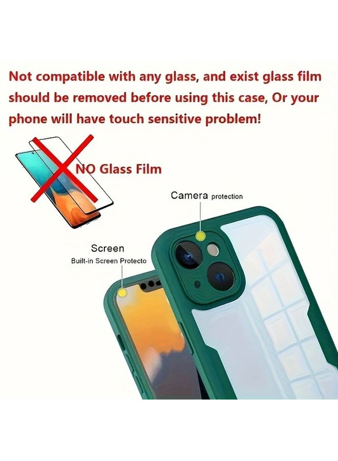New 360 Full Body Front And Back Clear Shockproof Bumper Case For iPhone 17 Pro Max Purple - Image 4