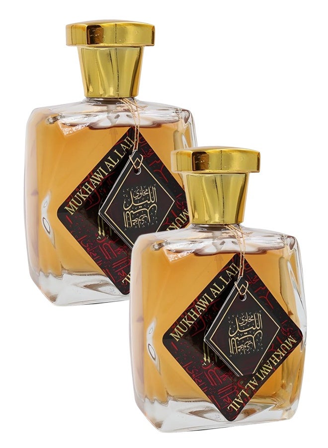 Al Maraseem 2 Pieces Mukhawi Al Layel Perfume 100ml EDT - Image 1