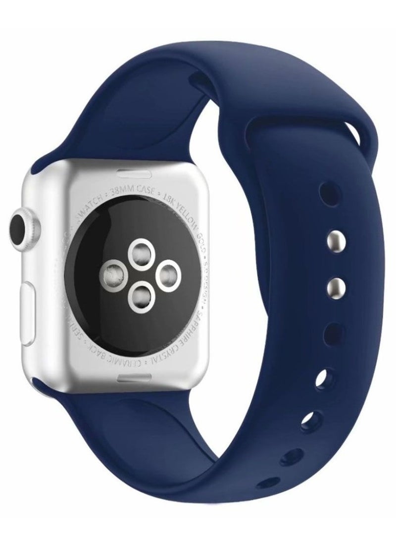 TWEGGON 3PC Set Silicone Band for Apple Watch All Series Compatible with 46mm/45mm/44mm/49mm  - Image 3