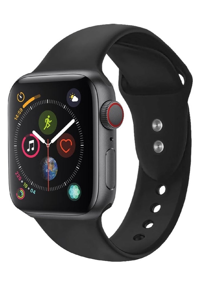 TWEGGON 3PC Set Silicone Band for Apple Watch All Series Compatible with 46mm/45mm/44mm/49mm  - Image 4
