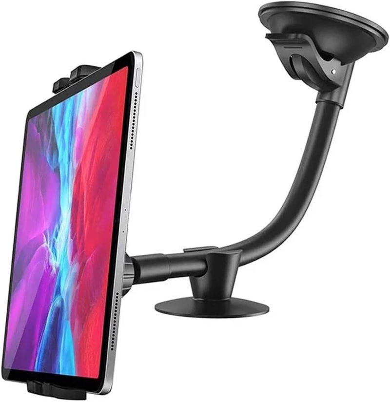 Universal Tablet Stand Long Arm Windshield Mobile Cellphone Car Mount Bracket Holder Compatible With 4-13.5 Inch IPad Pro Air GPS MP4 - Image 2