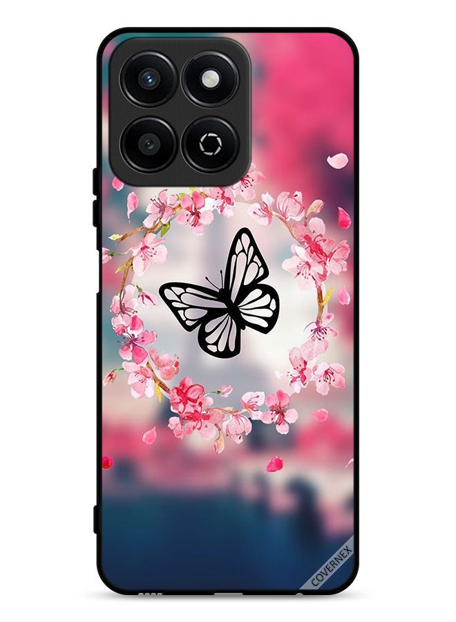 Covernex Honor X7c 4G Protective Case Cover Butterfly In Flower Ring  - Image 1