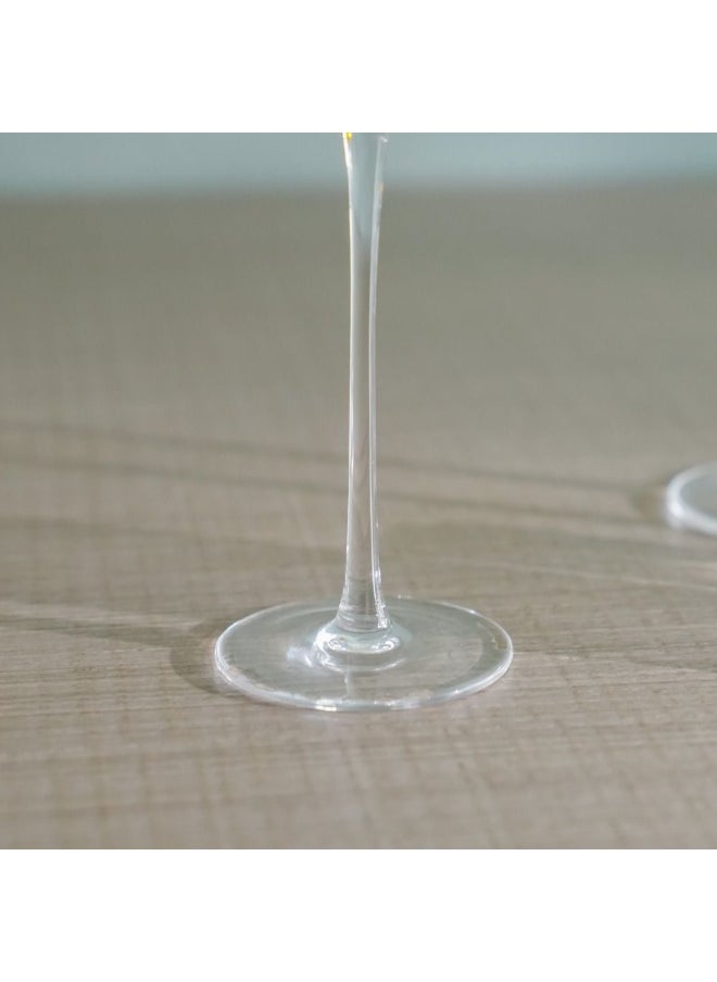 DANUBE HOME Youthfulbite 4-Piece Flute Glass Set Elegant Champagne Glasses For Special Occasions Durable Stylish Design For Wine Sparkling Drinks And Celebrations 230Ml  - Image 2
