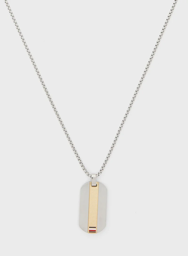 TOMMY HILFIGER Two Tone Dog Tag