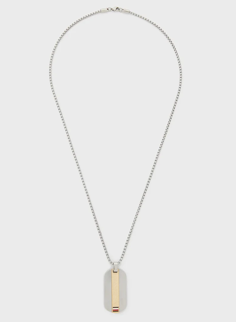TOMMY HILFIGER Two Tone Dog Tag