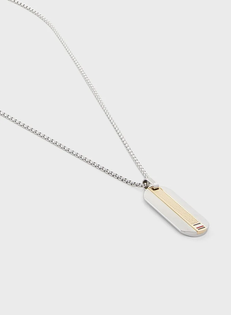TOMMY HILFIGER Two Tone Dog Tag