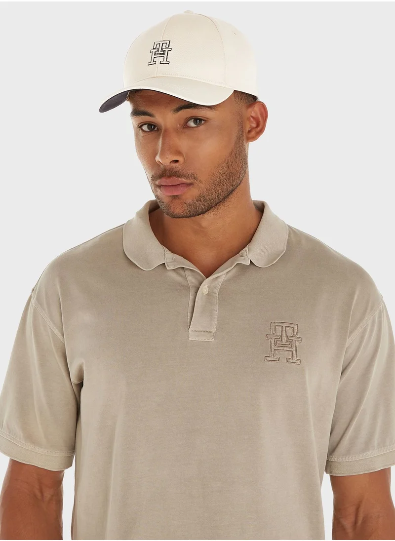 TOMMY HILFIGER Embroidered Logo Curved Peak Cap