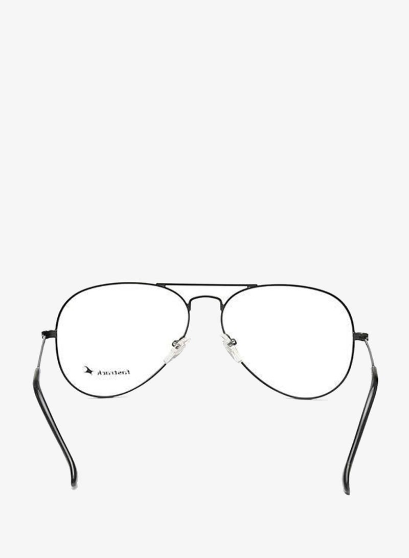 fastrack Black Aviator  Rimmed Eyeglasses - Image 4