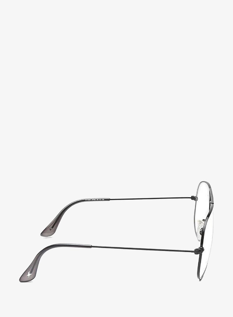 fastrack Black Aviator  Rimmed Eyeglasses - Image 3