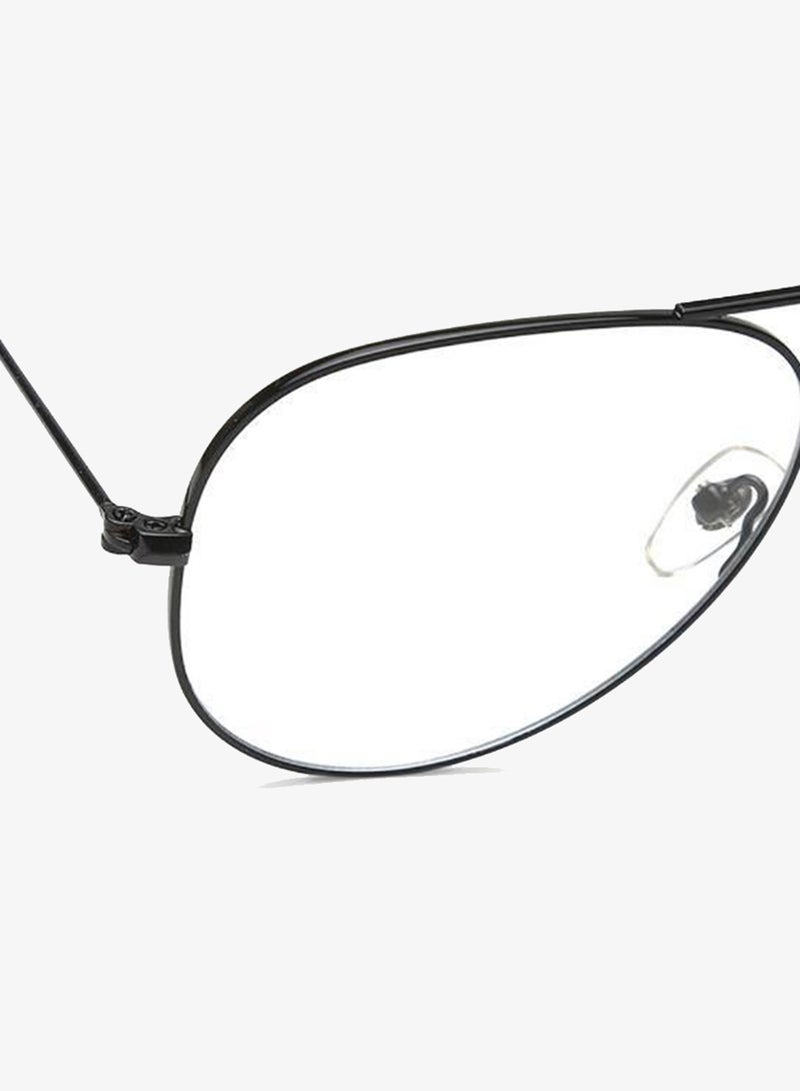 fastrack Black Aviator  Rimmed Eyeglasses - Image 5