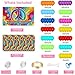 Tiamon 60s Party Decorations Groovy Hippie Balloons Decorations 60s Backdrop Tablecloth Balloons Kit Tie Dye Peace and Love Sign for Birthday Party Carnival Hippie Theme Groovy Decor - Image 4