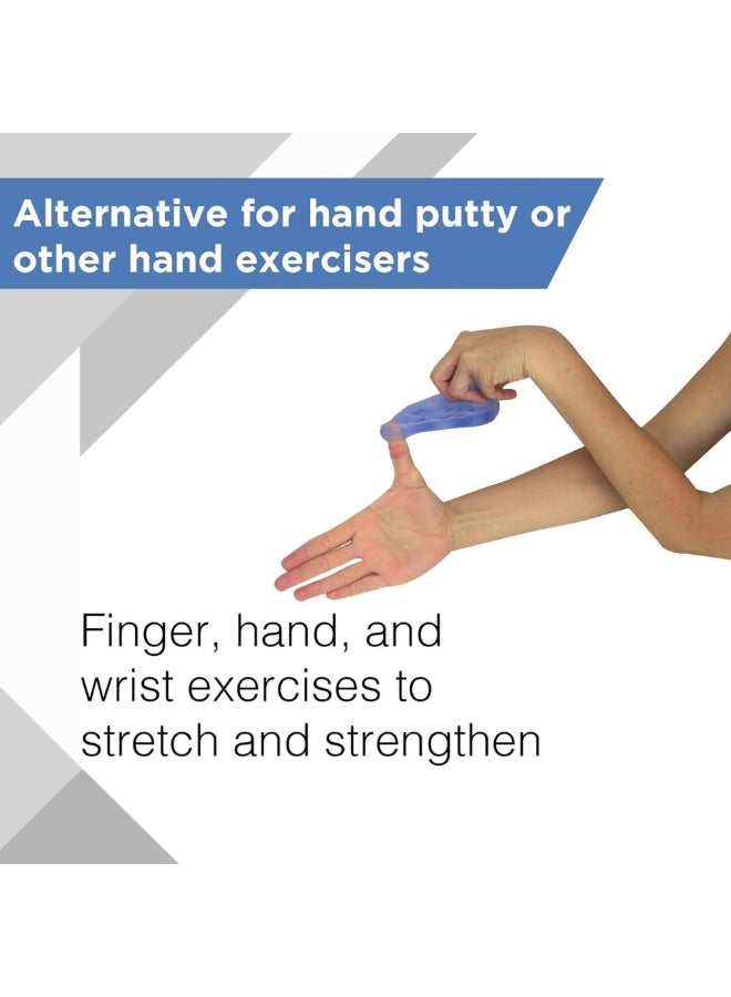 Theraband Hand Xtrainer, Non-Latex Hand Exerciser for Progressive Hand Therapy, Strengthen Fingers, Hands and Forearms, Grip Trainer, Strengthener, Helps Relieve Joint Pain, Red, Soft, Beginner - Image 5