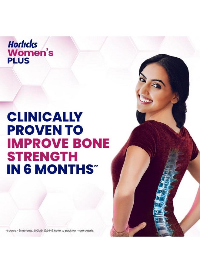 Horlicks Horlicks Women's Plus Caramel Refill 400g | Health Drink for Women, No Added Sugar | Improves Bone Strength in 6 months, 100% Daily Calcium, Vitamin D  - Image 2