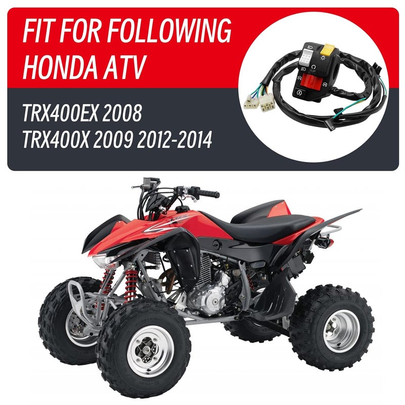 JAVIK Start Stop Switch for Honda TRX400EX/TRX400X - Image 2