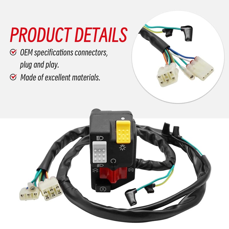 JAVIK Start Stop Switch for Honda TRX400EX/TRX400X - Image 3