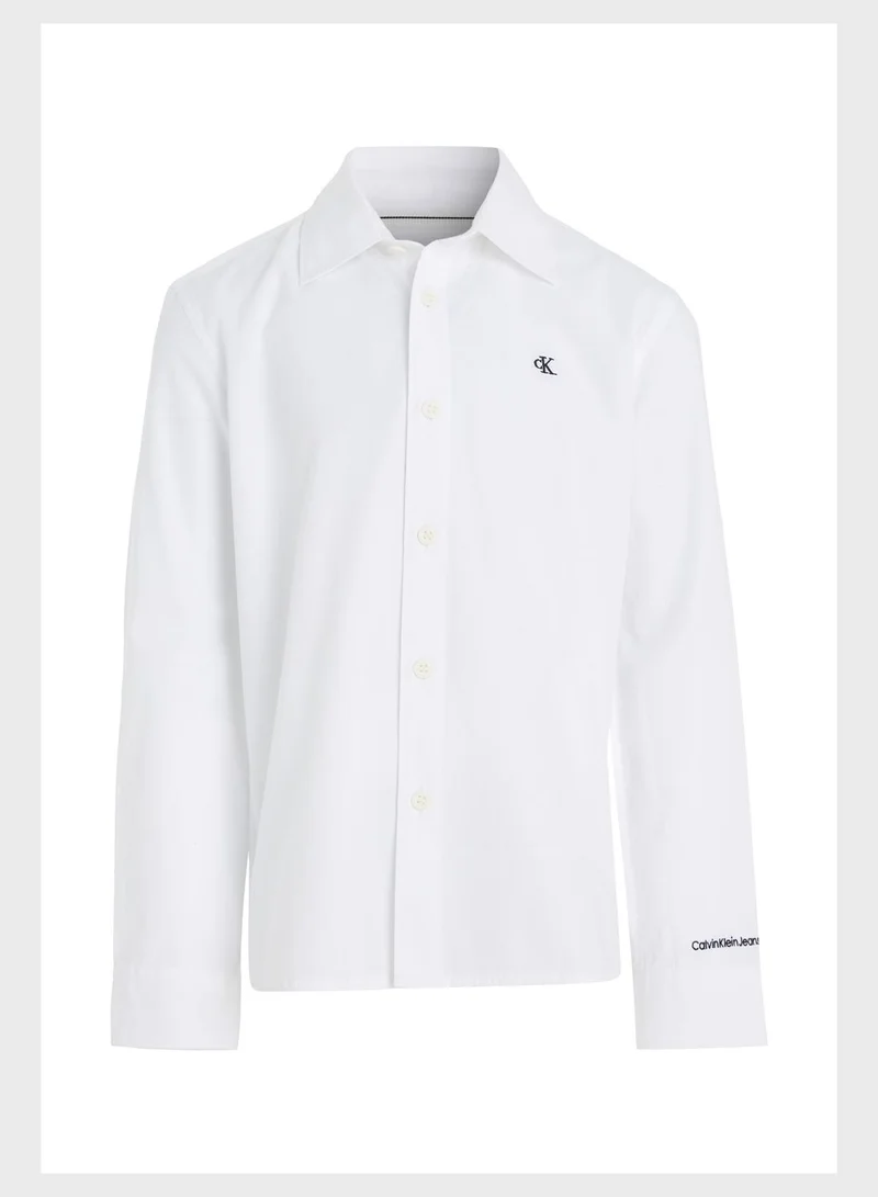 Calvin Klein Jeans Kids Logo Regular Fit Shirt