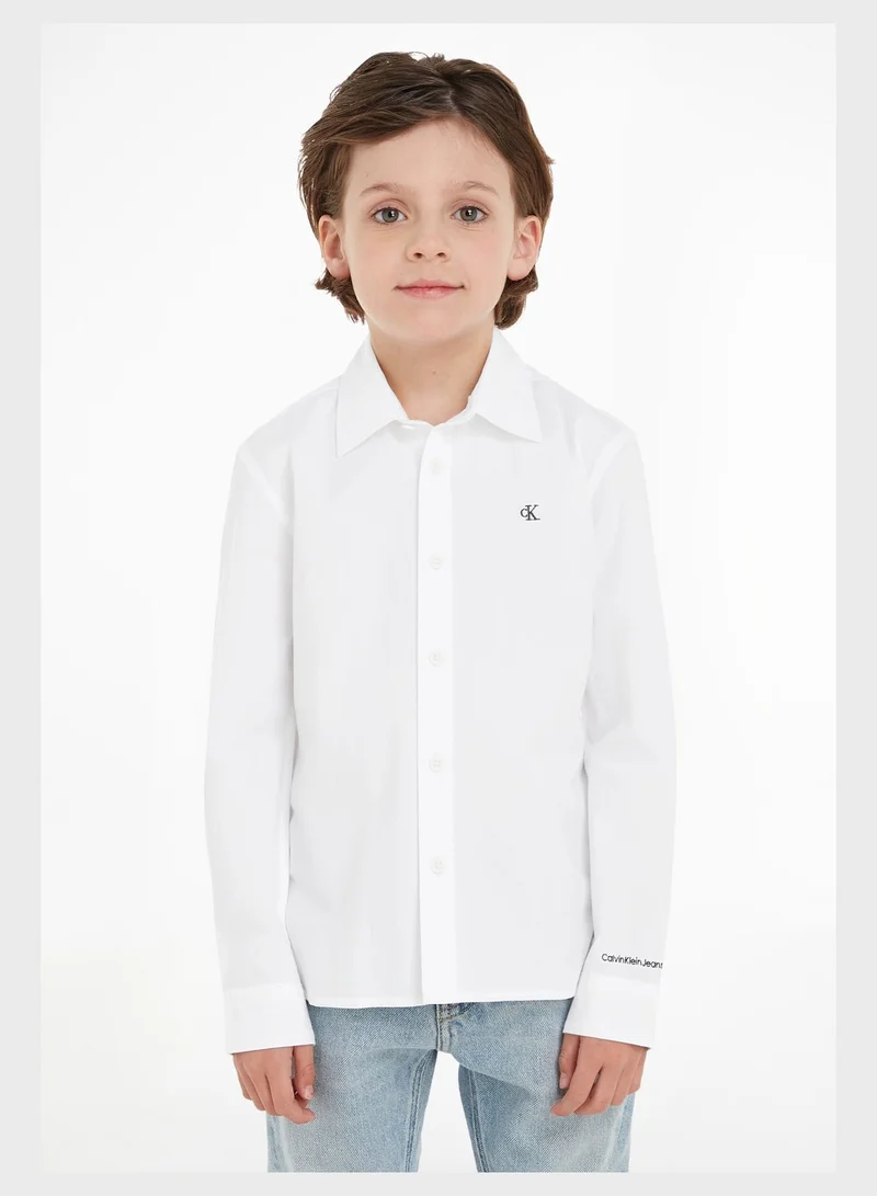 Calvin Klein Jeans Kids Logo Regular Fit Shirt