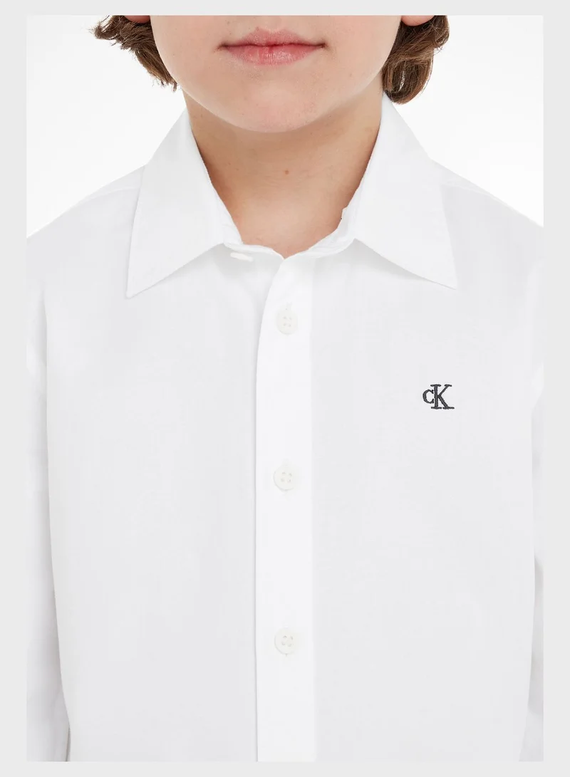 Calvin Klein Jeans Kids Logo Regular Fit Shirt