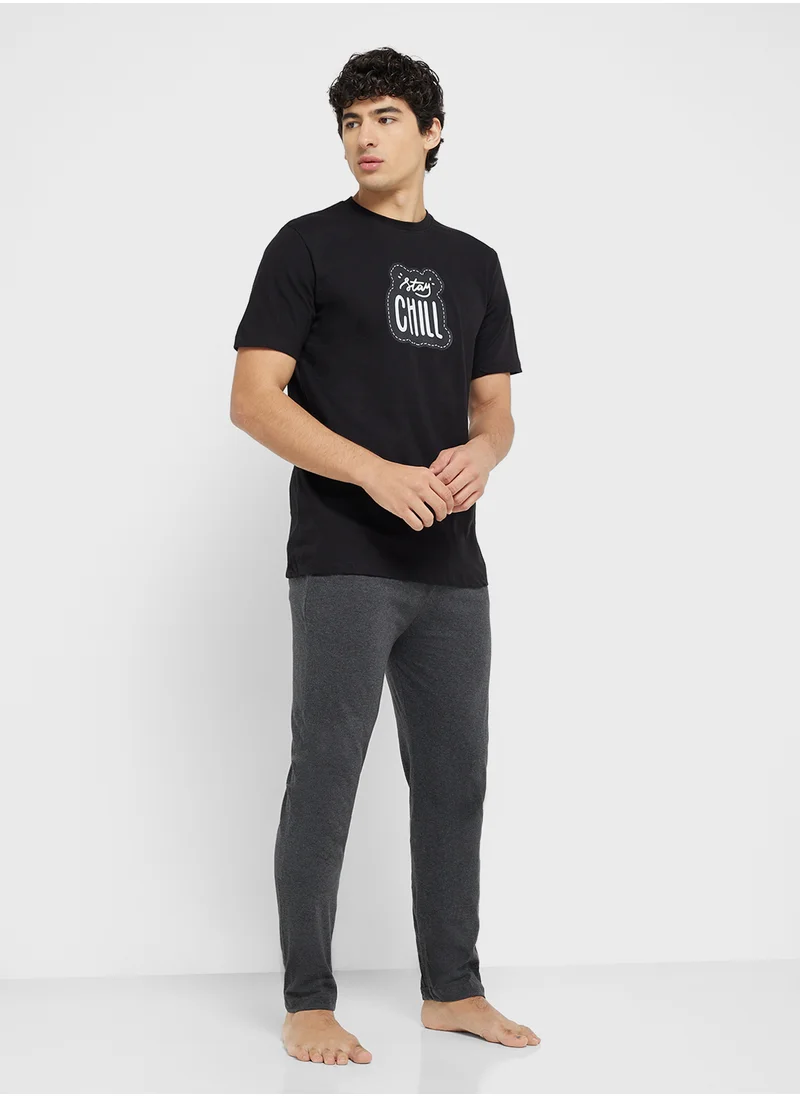 Seventy Five Nightwear T-Shirt & Pants Sets