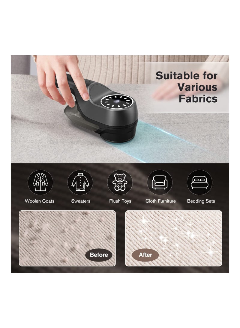 Generic - Lint remover, Bobble Remover for Clothes, Fabric Shaver Lint Remover Powerful Lint Shaver 2 Speeds, 3 Replaceable Blades Sweater Pilling Remover Fluff Shaver Brush Fuzz Debobbler for Clothes - Image 1