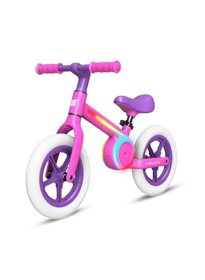 سبارتان Spartan LiT Helion Balance Bike with LAVA LED in Pink and Purple - Image 1