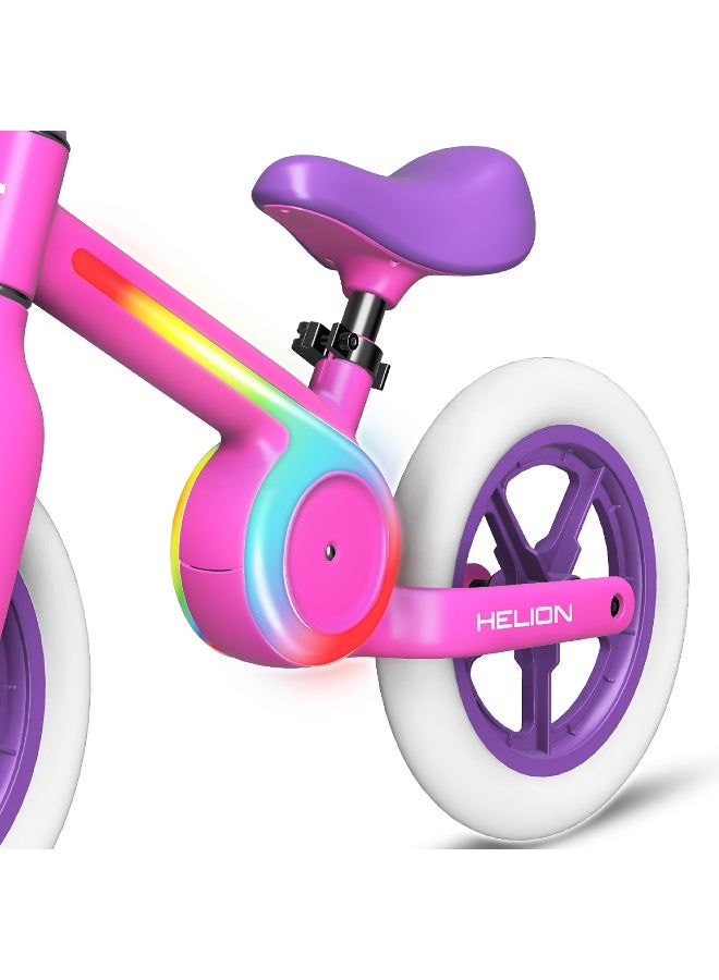 سبارتان Spartan LiT Helion Balance Bike with LAVA LED in Pink and Purple - Image 3