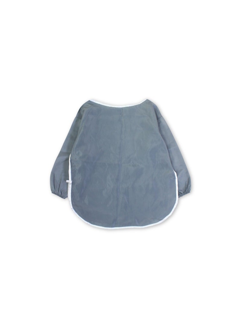 Kids Waterproof Apron (Width 42cm Length 52cm Sleeve 35cm) – Grey - Image 2