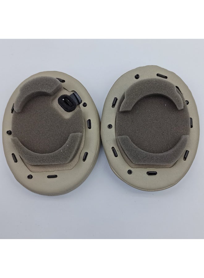 For Sony Wh-1000xm4 Headset Cover 1000xm3 Xm2 Overhead Sponge Ear Cup Leather Cover Comfortable Wear Battery Life Noise Reduction-Color:Black 1000xm4 Earmuffs With Cotton Pad  - Image 4
