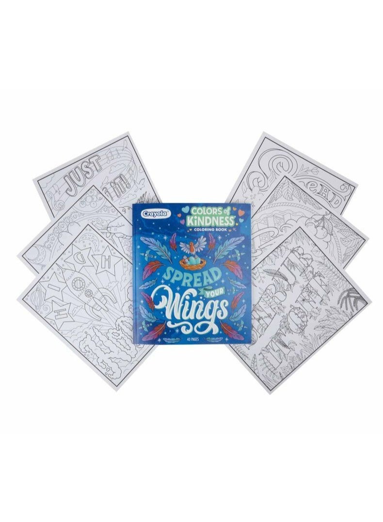 Crayola 40-Page Coloring Book, Colors of Kindness - Image 1