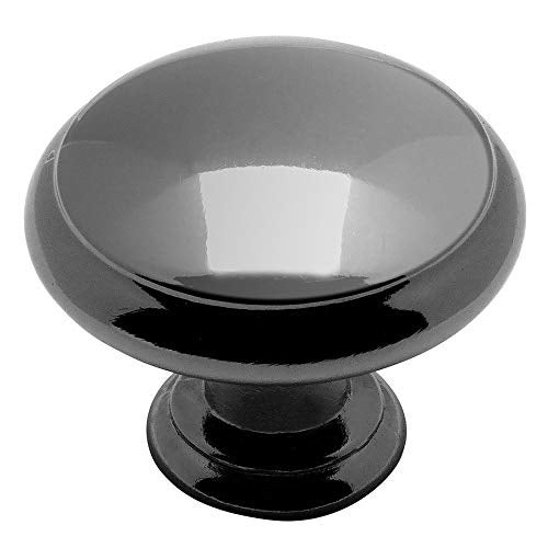 Cosmas 25 Pack 5422BN Black Nickel Cabinet Hardware Mushroom Knob - 1-3/16" Diameter - Image 2