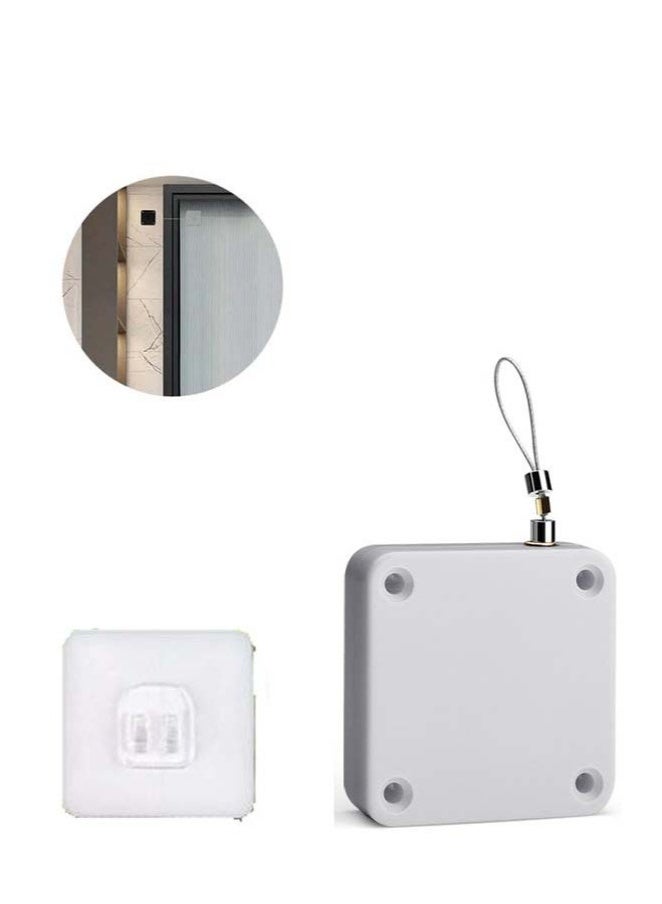 New Generation Automatic Sensor Door Closer Automatic Door Closer With Pull Cord Type Door Closer Punch-Free Installation Adjustable Strength For Doors In Hotel Restaurant Office  - Image 1