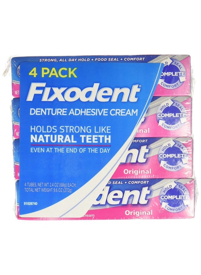 Fixodent 83515968 Denture Adhesive 9.6 Oz. 4 Pack  - Image 1