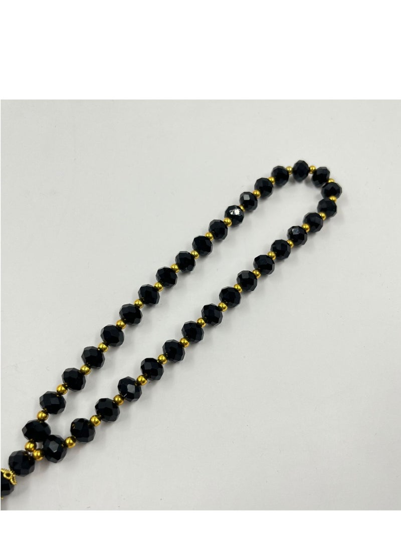 Generic Car Hanging Ornament with Arabic Calligraphy, 7.5×7.5cm, Black and Yellow Design, Perfect for Ramadan and Eid Decoration  - Image 4