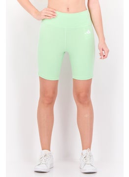 Adidas Women Tight Fit Training Shorts, Sage Green  - Image 1