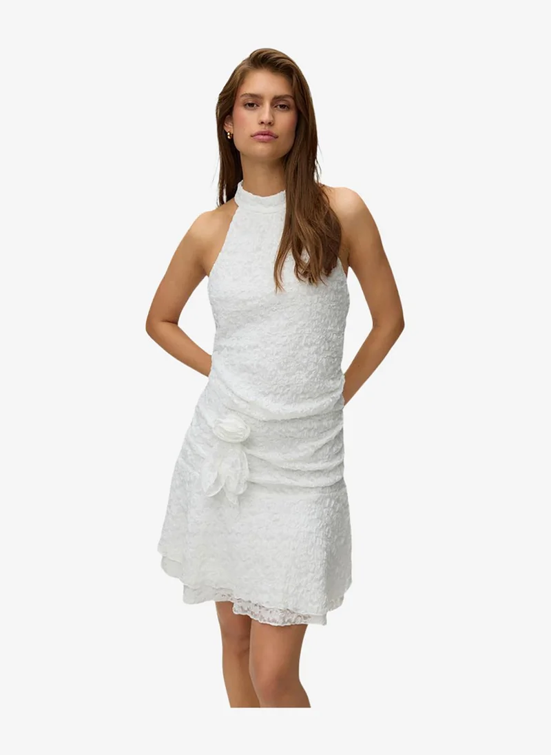 Women's VMTALULA Sleeveless Halter Short Dress
