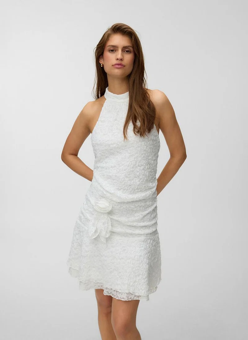 Women's VMTALULA Sleeveless Halter Short Dress