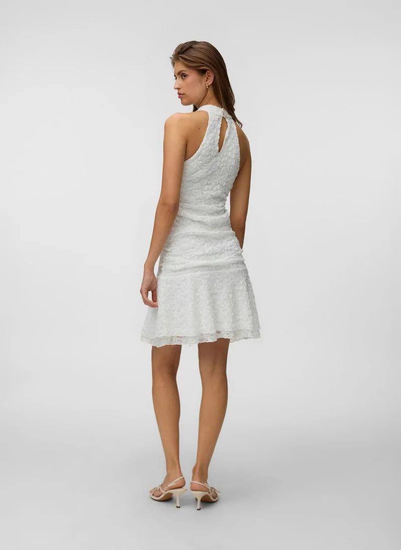 Vero Moda  Women's VMTALULA Sleeveless Halter Short Dress for Women | Best Price UAE