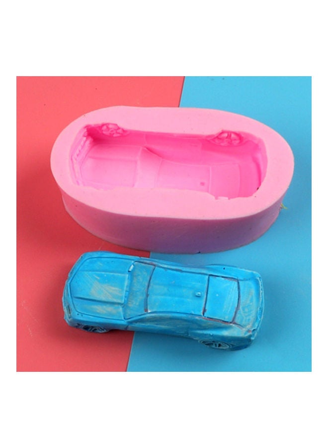 قالب كعك من السيليكون وردي 8.5x5.5x3.1سم