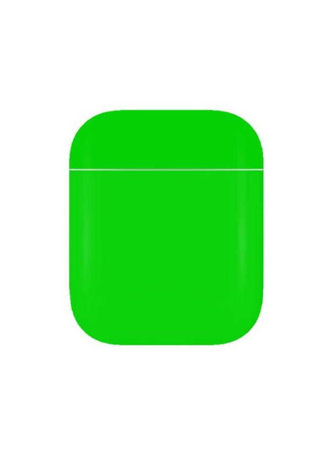 CAVIAR - Customized Airpods 2nd Generation Automotive Grade Scratch Resistant Neon Green Matte - Image 1