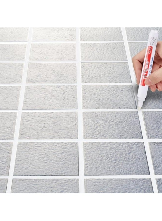 مخطوطات قطعتان من قلم بلاط الجدران، قلم ترميم الجص، قلم إصلاح الجص، قلم حشو لاستعادة بلاط الجص والأرضيات والحمامات والمطبخ (أبيض) - Image 5