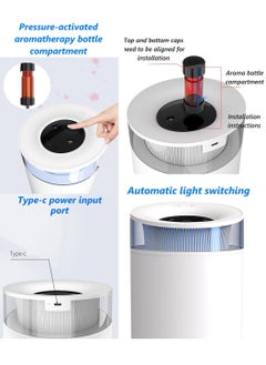 Necomi Air Humidifier With 7 Colour Lights, Aromatherapy Humidifier 2.5L  - Image 2