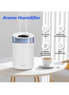 Necomi Air Humidifier With 7 Colour Lights, Aromatherapy Humidifier 2.5L  - Image 5