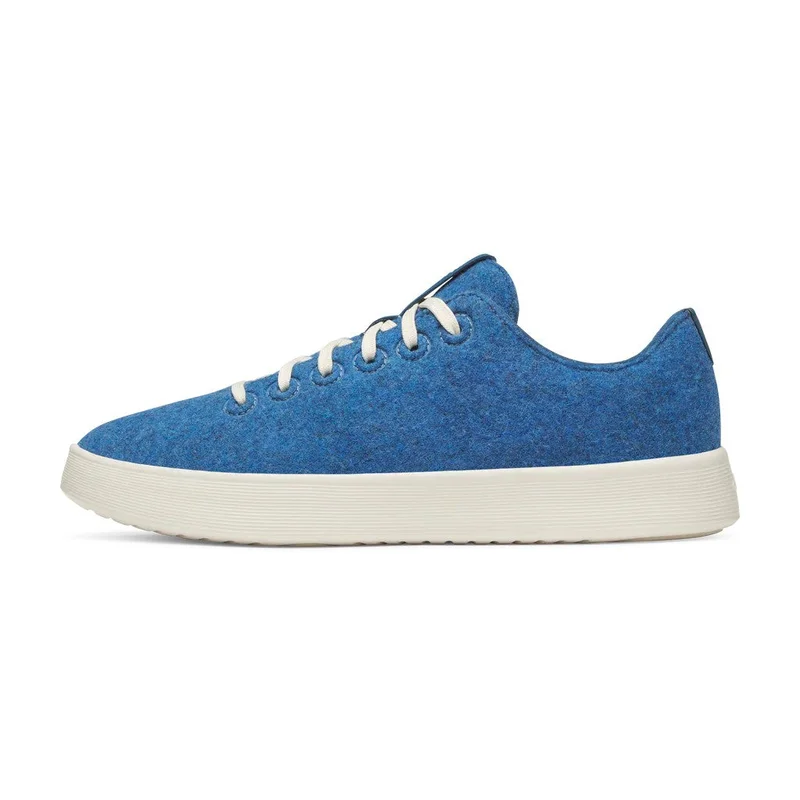 Men's Wool Cruiser - Sapphire Blue (Natural White Sole)