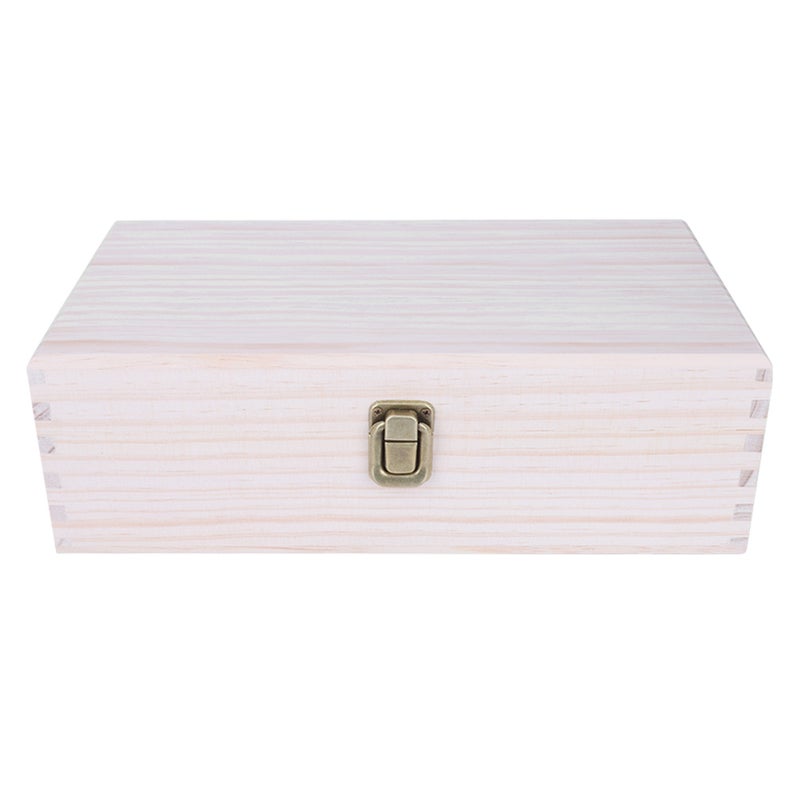 32 Grids Wooden Essential Oil Storage Container Nail Gel Display Box Makeup Case - Image 1