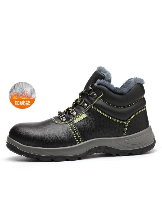 NIBEMINENT Waterproof Men Safety Boots Steel Toe Shoes Warm Winter Boots Puncture-Proof work Boots Construction Site Protective Shoes - Image 1